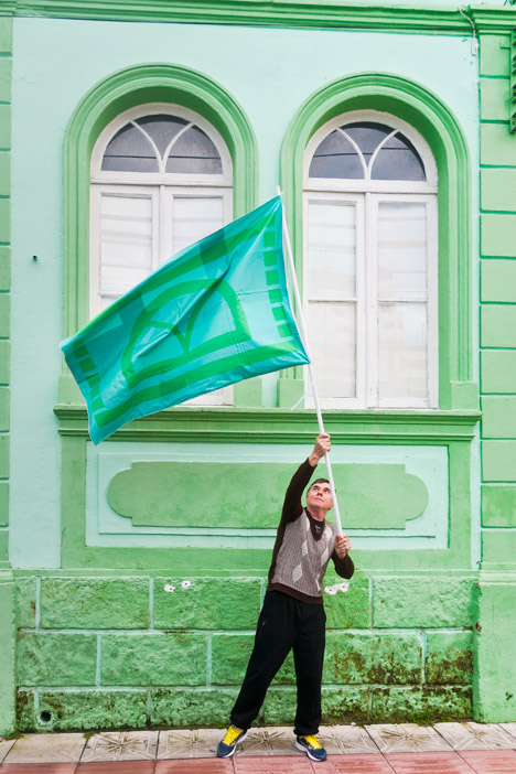 Florianopolis Design Biennale flags by Thonik
