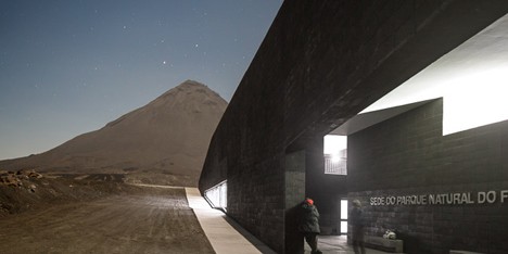 Award-winning building destroyed by volcano seven months after completion
