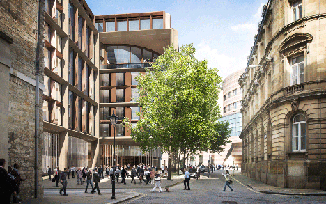 Bloomberg Place in the City of London by Foster + Partners