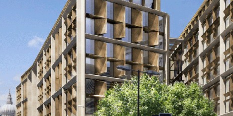 Bloomberg Place in the City of London by Foster + Partners