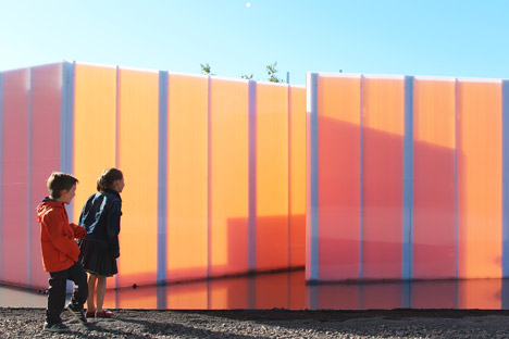 Get Wet installation by Groupe A / Annexe U