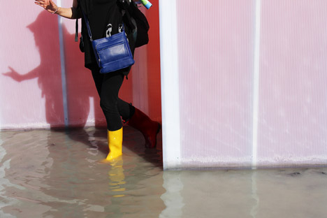Get Wet installation by Groupe A / Annexe U