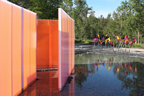 Get Wet installation by Groupe A / Annexe U