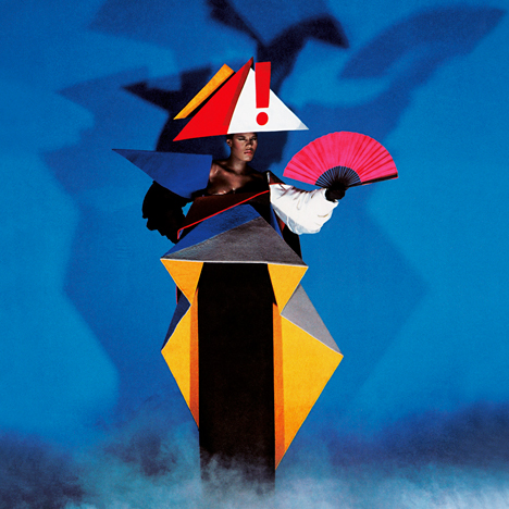 Grace Jones maternity dress by Jean-Paul Goude