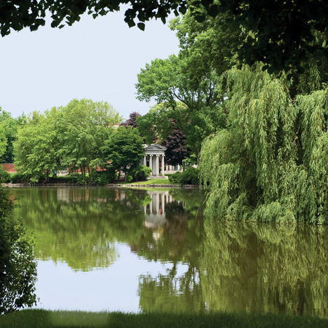 Graceland Cemetery by several architects including William Saunders Le Baron Jenney