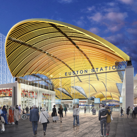 HS2 Euston expansion entrance Grimshaw architects