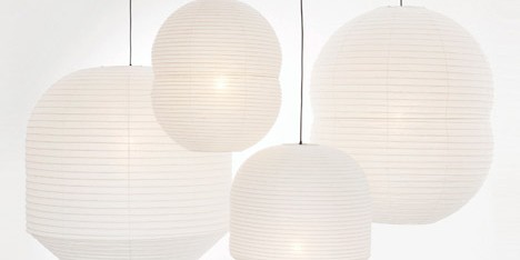 Horatu paper lanterns by Barber and Osgerby