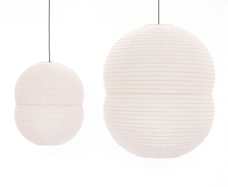 Horatu paper lanterns by Barber and Osgerby