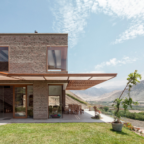 Rafael Freyre uses natural and local materials to connect House in Azpitia with its setting