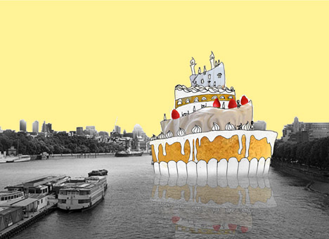 Huge Cake by Shimokawa Shohei