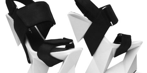 United Nude unveils Ice shoes with eight-inch 3D-printed heels