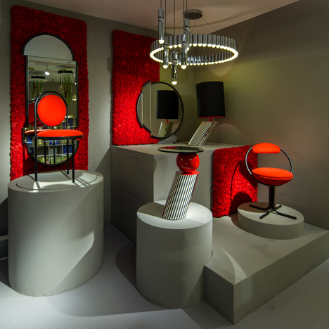 Lee Broom creates floral setting for products at The Flower Shop