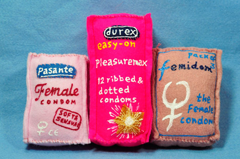 Lucy Sparrows Stitched Sex Shop