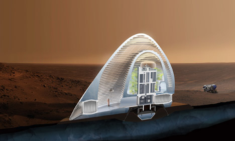 Mars Ice House by Clouds Architecture Office and SEArch