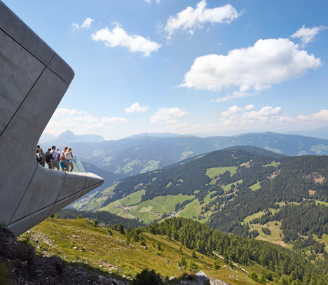 Messner Mountain Museum by Zaha Hadid photographer by Hufton+Crow