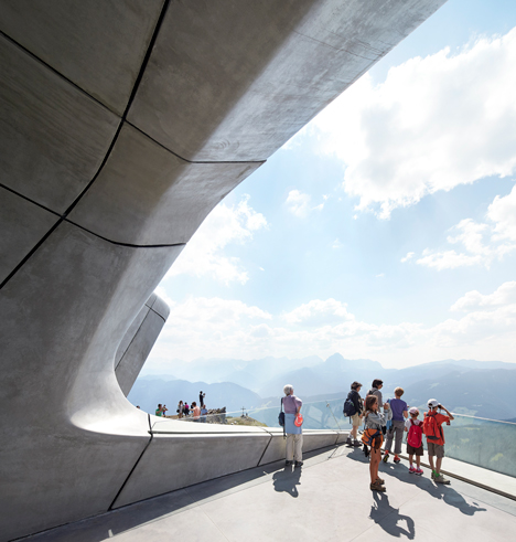 Messner Mountain Museum by Zaha Hadid photographer by Hufton+Crow