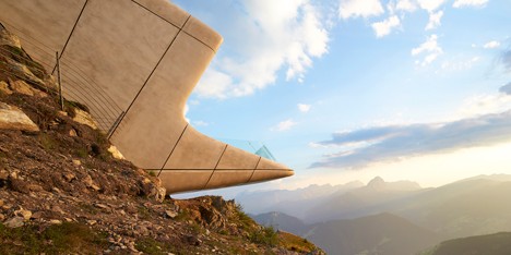 Messner Mountain Museum by Zaha Hadid photographer by Hufton+Crow