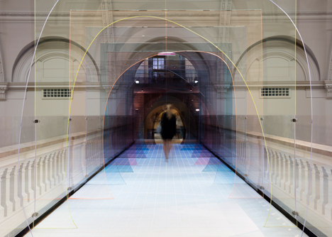 Mise-En-Abyme installation by Matteo Fogale and Laetitia de Allegri at London's V&A museum