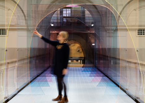 Mise-En-Abyme installation by Matteo Fogale and Laetitia de Allegri at London's V&A museum