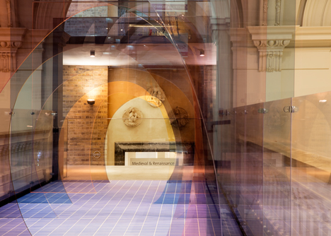 Mise-En-Abyme installation by Matteo Fogale and Laetitia de Allegri at London's V&A museum