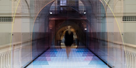 Mise-En-Abyme installation by Matteo Fogale and Laetitia de Allegri at London's V&A museum