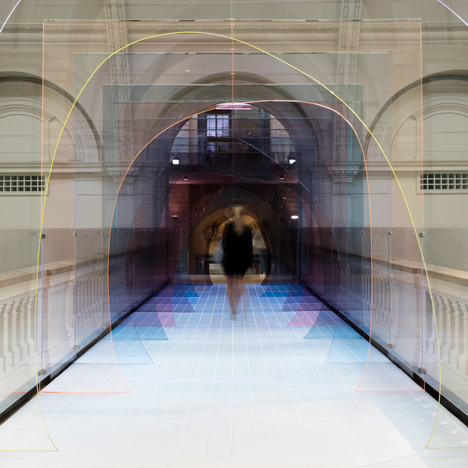Mise-En-Abyme installation by Matteo Fogale and Laetitia de Allegri at London's V&A museum