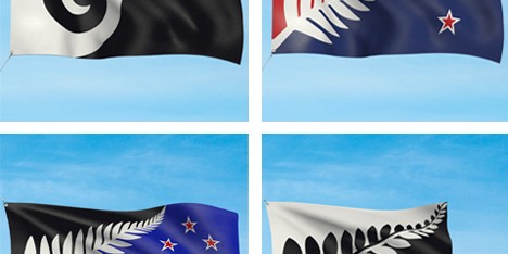 New Zealand four potential flag designs shortlist