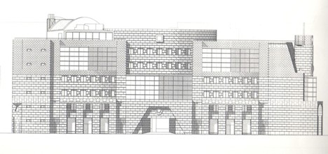 No 1 Poultry_James Stirling_drawing_dezeen_2