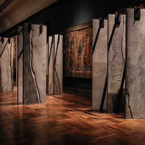 The Ogham Wall by Grafton Architects at the Victoria and Albert Museum