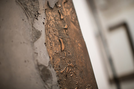 The Ogham Wall by Grafton Architects at the Victoria and Albert Museum