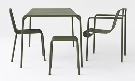 Palissade outdoor furniture by Studio Bouroullec for Hay