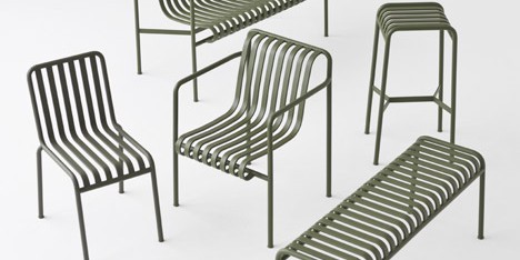 Palissade outdoor furniture by Studio Bouroullec for Hay