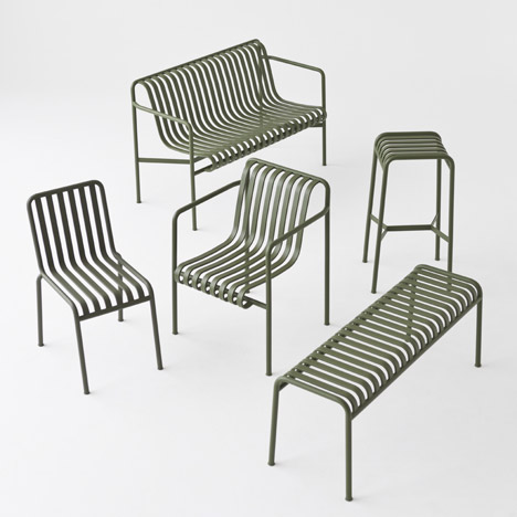 Palissade outdoor furniture by Studio Bouroullec for Hay