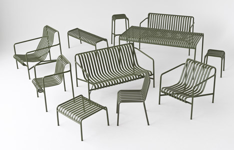 Palissade outdoor furniture by Studio Bouroullec for Hay