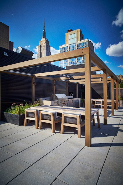 Piet Oudolf's Huys rooftop terrace