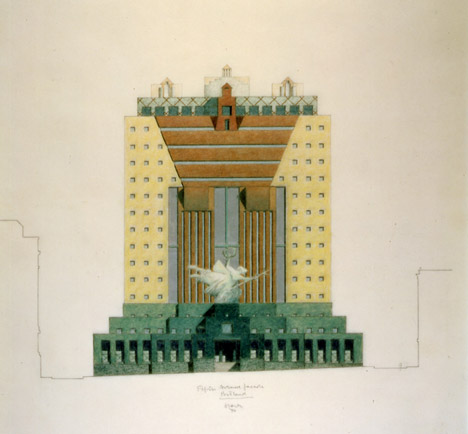 Portland Municipal Services Building, Oregon, by Michael Graves