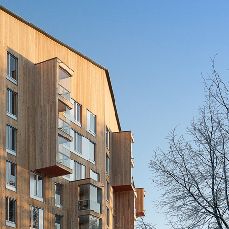 Puukuokka apartment building by OOPEAA
