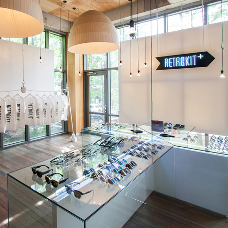 Retrokit Cross eyewear store by NBDC