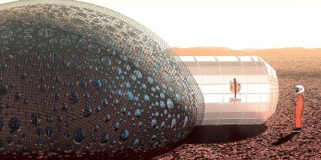 SFERO bubble house on Mars by Fabulous