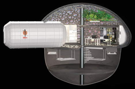SFERO bubble house on Mars by Fabulous
