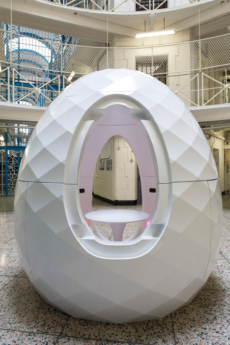 Seeds prison pods by Karl Lenton
