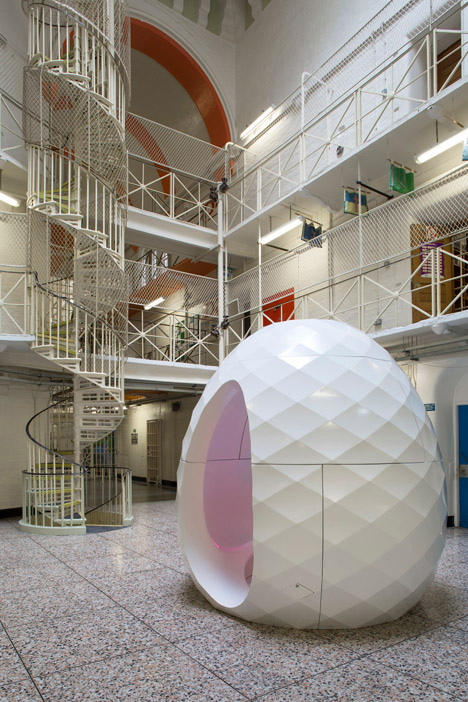Seeds prison pods by Karl Lenton