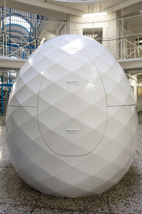 Seeds prison pods by Karl Lenton