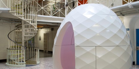 Seeds prison pods by Karl Lenton