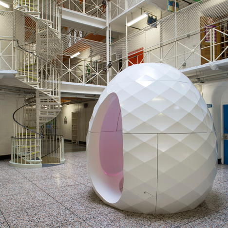 Seeds prison pods by Karl Lenton