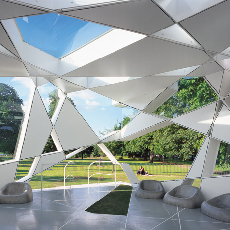 Serpentine Gallery Pavilion 2002 by Toyo Ito and Cecil Balmond