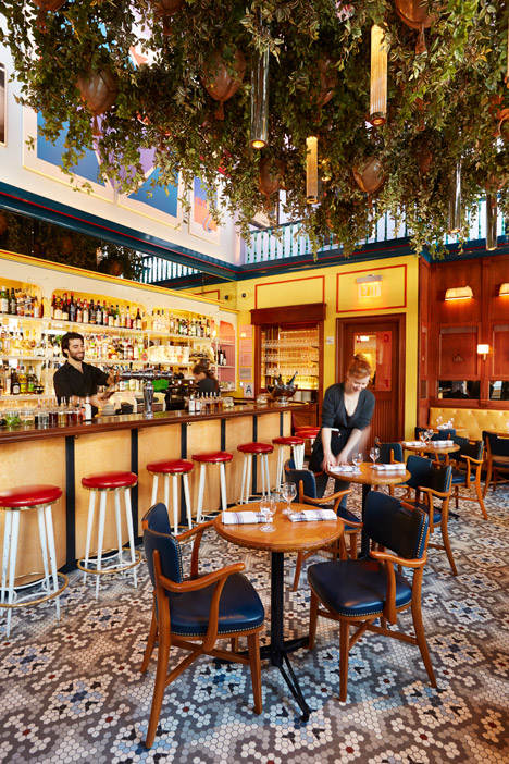 The cafe at The Standard East Village in New York. Photograph by Thomas Loof