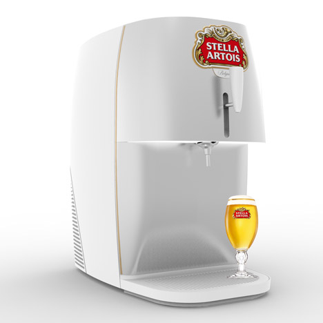 Marc Thorpe designs a mini draught beer dispenser for Stella Artois