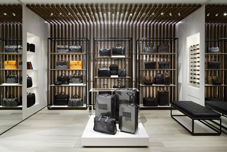 Studio Dror's Tumi store at 610 Madison Avenue, New York
