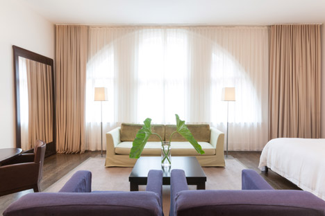 A room at The Mercer in New York. Photograph by Chris Mosier